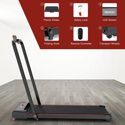 Sparknox Ultra-Fold 2 in 1 Performance Treadmill